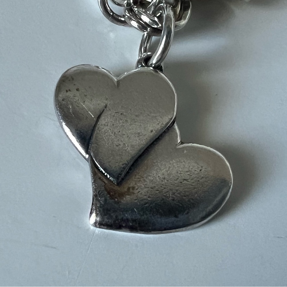 Retired James Avery Double Heart Charm